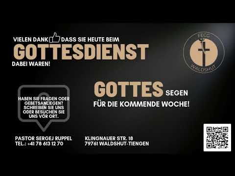 Predigtreihe - Teil 3: Der heilige Gott und der verlorene Mensch - Prediger: Waldemar Janzen 04.10