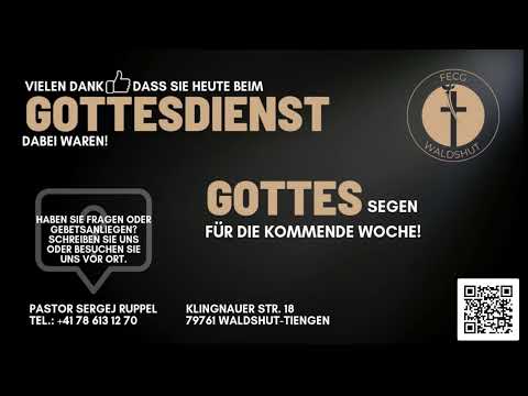 Sonntagsgottesdienst 02.08.2026